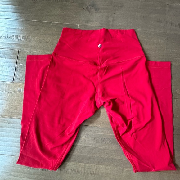 Lululemon Align full length red leggings - Picture 1 of 2